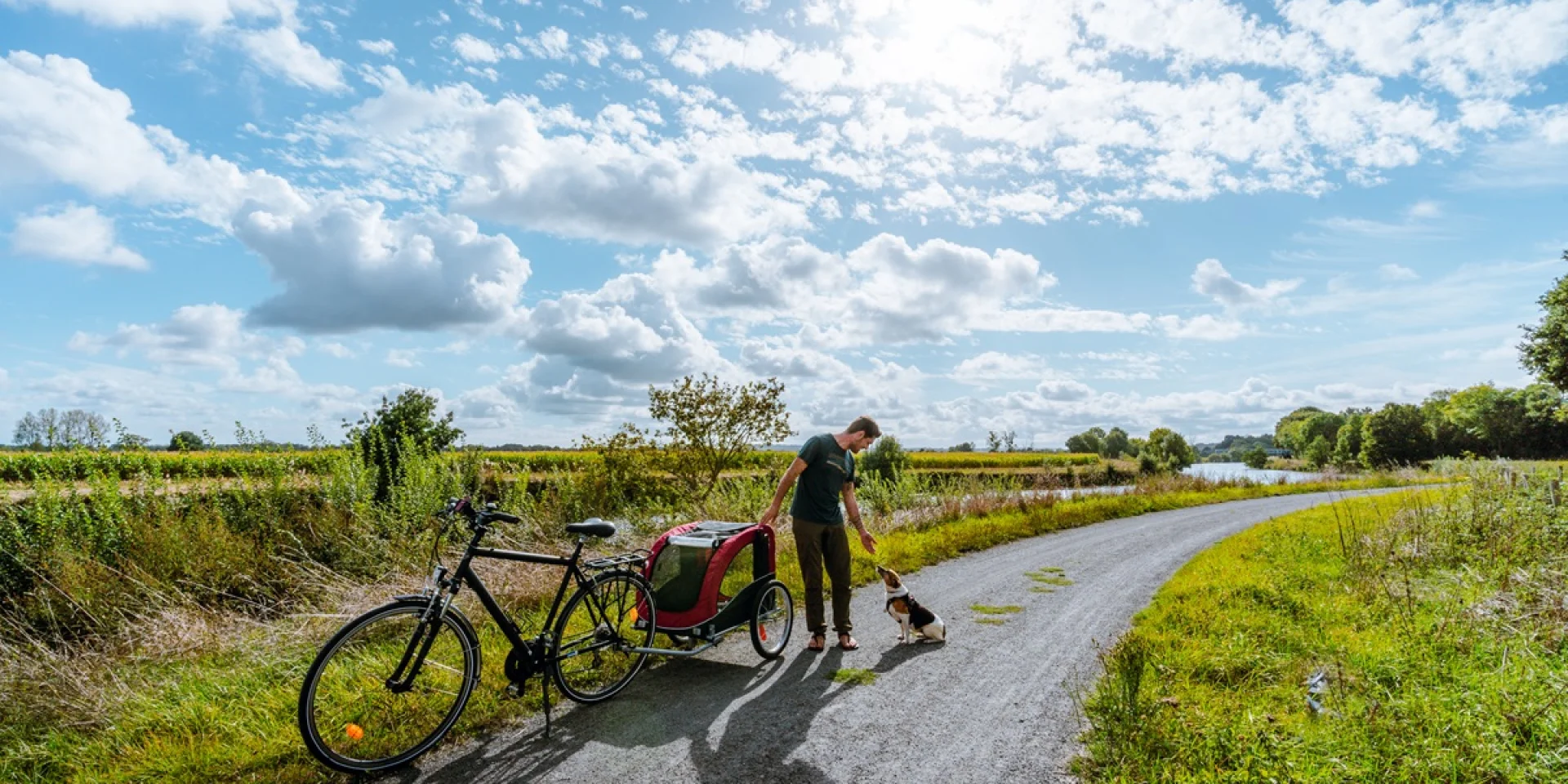 Balade à vélo le long de la Vilaine (La Chapelle-de-Brain)