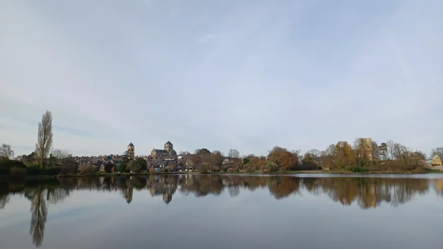 Balade à roulettes, Tour de l'étang (Saint-Aubin-du-Cormier)
