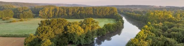 Le Canal de Nantes à Brest vue en drone
