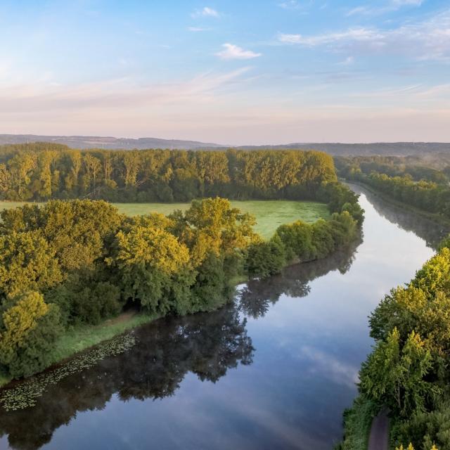 Le Canal de Nantes à Brest vue en drone
