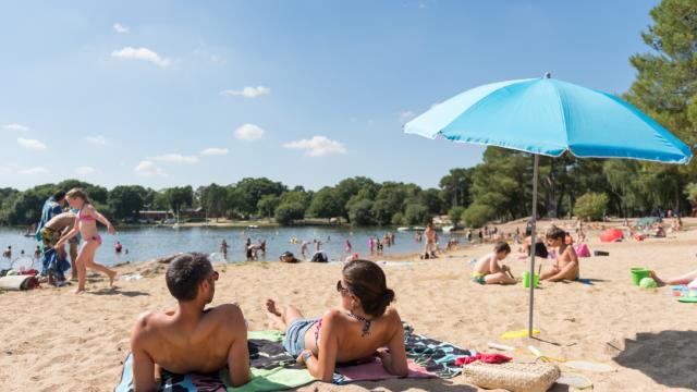 Plage du Lac De Trémelin - Brocéliande - Bretagne