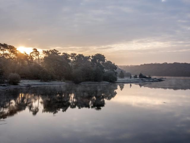 See von Viviane, Schloss von Comper, Concoret. Bretagne