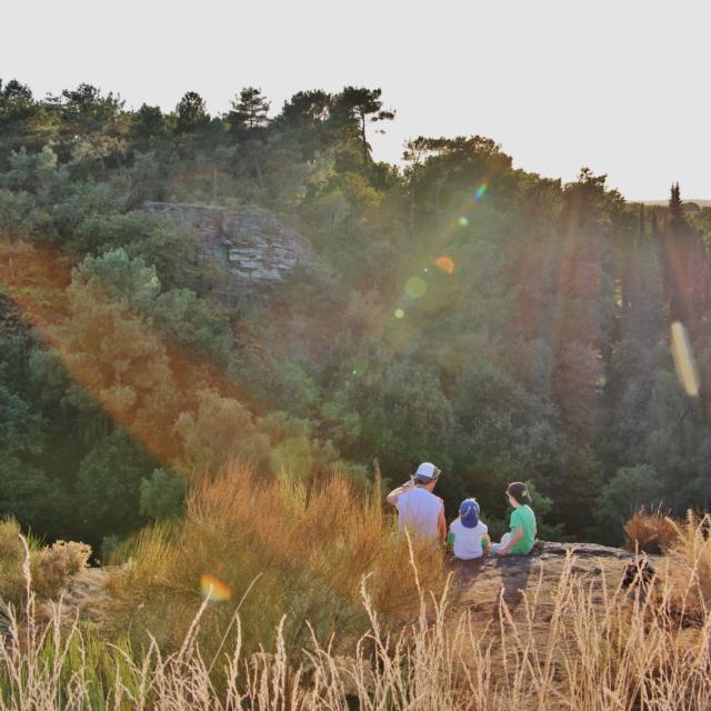Coucher De Soleil Au Vallon De La Chambre Au Loup - famille