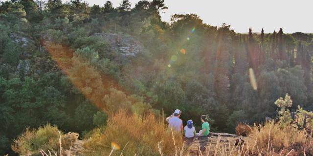 Coucher De Soleil Au Vallon De La Chambre Au Loup - famille