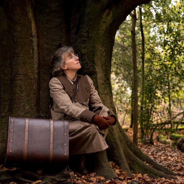 verhalenverteller in Brocéliande Le Conte ets Bon Marie Tanneux