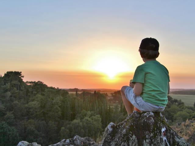 Puesta de sol en el Vallon De La Chambre Au Loup