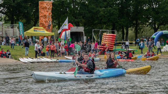 Canoë kayak au lac au duc - Festival Brocéliande Sport Nature