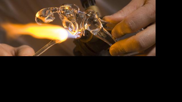 Handwerker La Gacilly - Glas