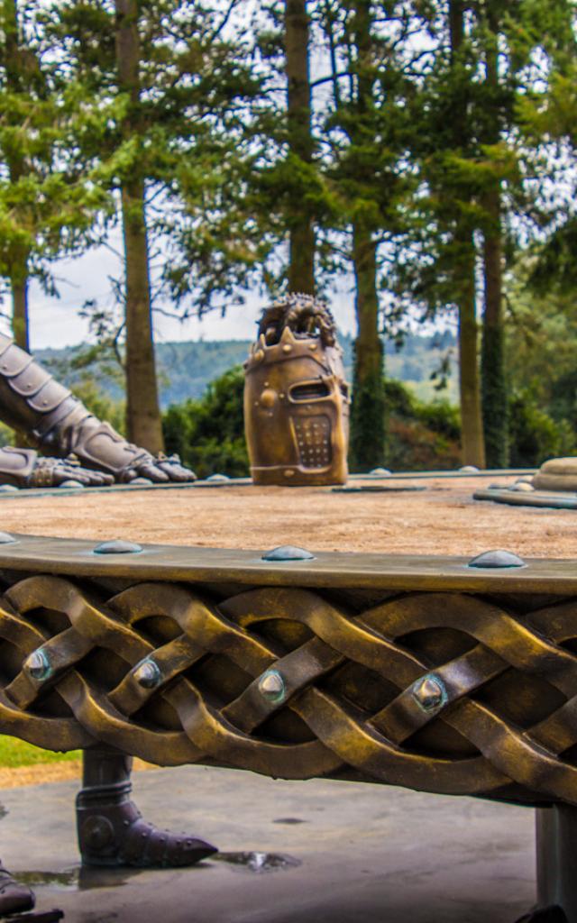 La Table Ronde Néant-sur-Yvel König Artus Kunstwerk