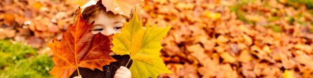 herfst familie kinderen
