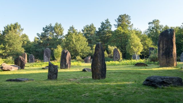 Yacimiento megalítico de Menhirs Monteneuf