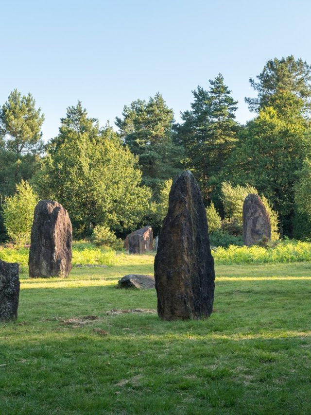 Menhirs Monteneuf Megalithic site