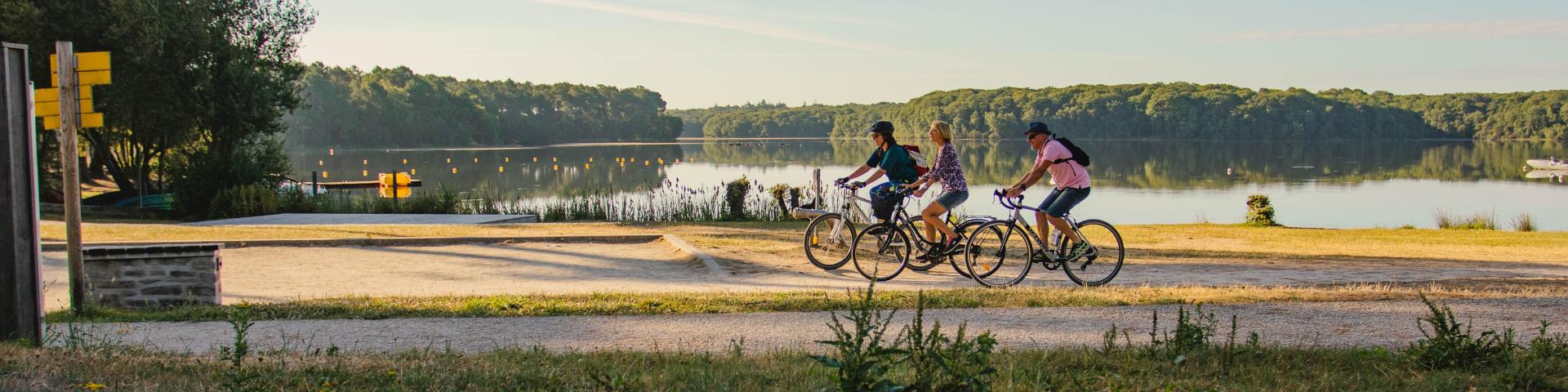 Radfahren / Mountainbike - Lac de Trémelin - Pays Pourpré - Destination Brocéliande