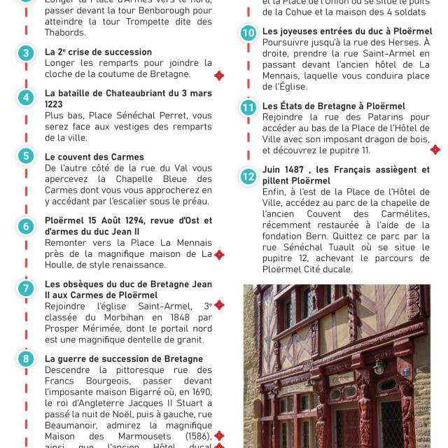 Ploermel Cite Ducale - les sites à découvrir