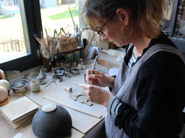 Lézard En céramique à Iffendic