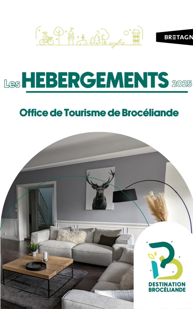 Hebergements 2025 Office de tourisme de Brocéliande