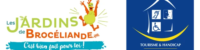 Logo des Jardins de Brocéliande labellisé T&H