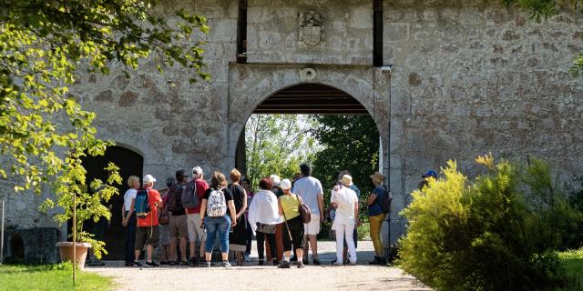 Visite guidée de l'Office de Tourisme au Chateau de Montvéran à Culoz