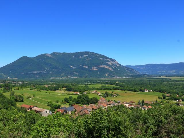 Vue depuis la table d'orientation de Vongnes
