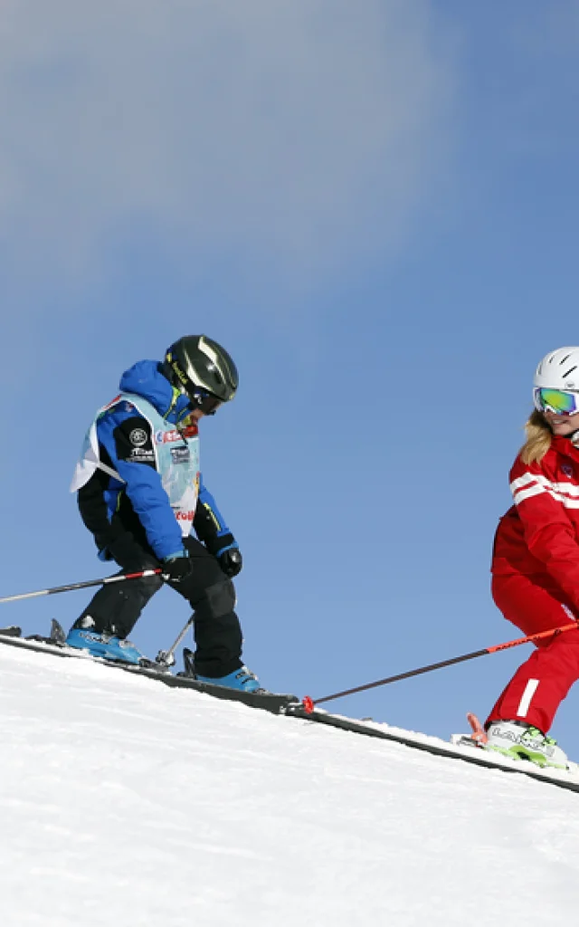 Cours de ski alpin avec l'ESF