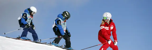 Cours de ski alpin avec l'ESF