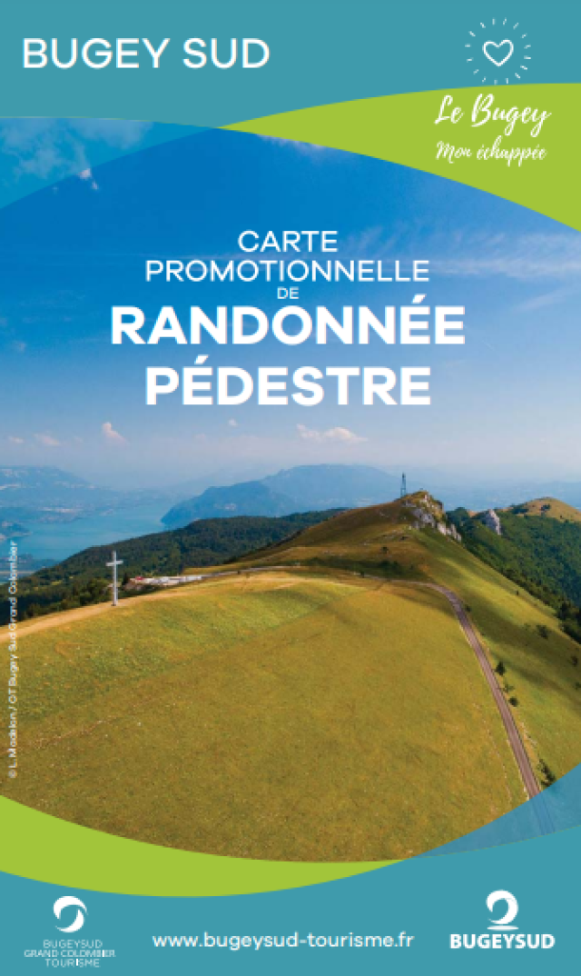 Couverture carte Promotionnelle de Randonnée Bugey Sud