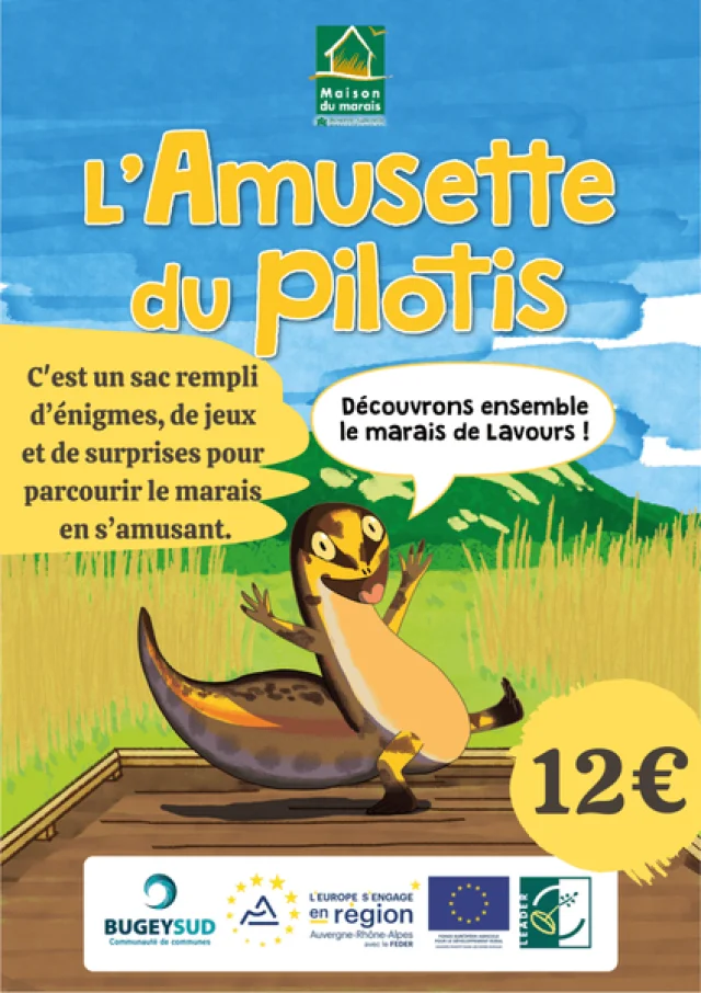 L'Amusette : jeu et parcours à énigmes à la découverte du Marais de Lavours