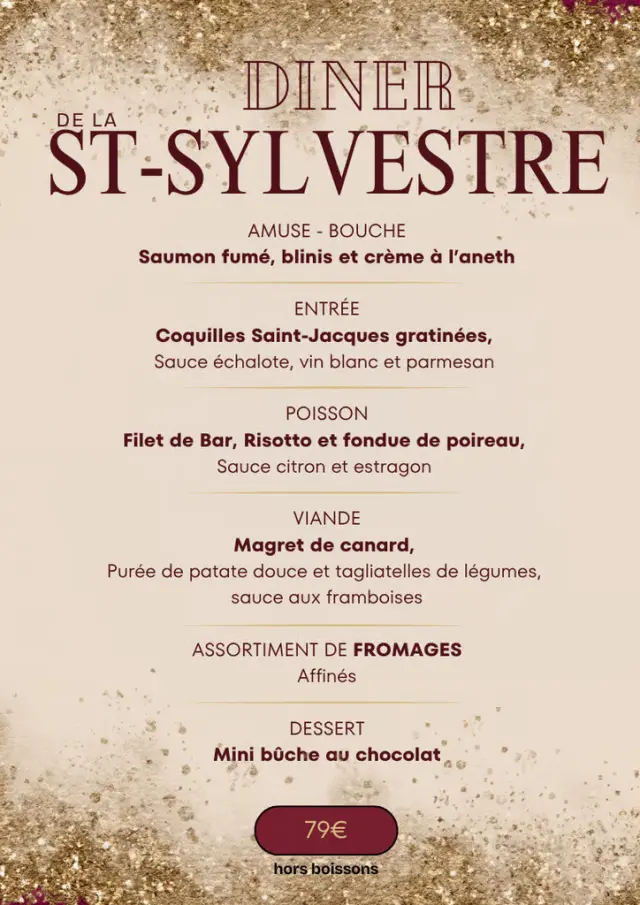 Repas De Noel Auberge Paillere