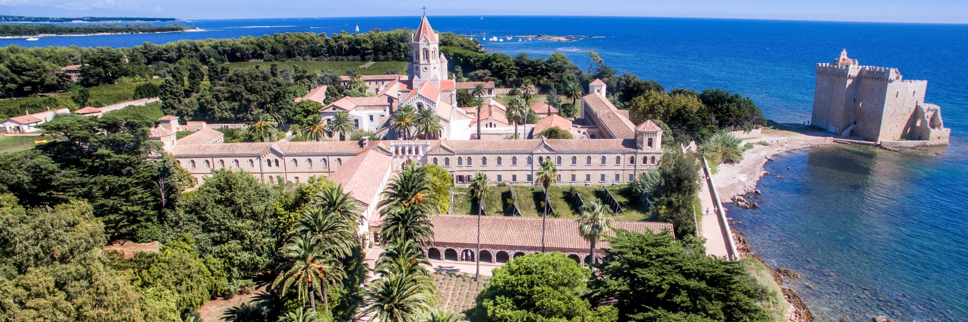 Vue Aerienne Ile Saint Honorat@mairie De Cannes Axis Drone