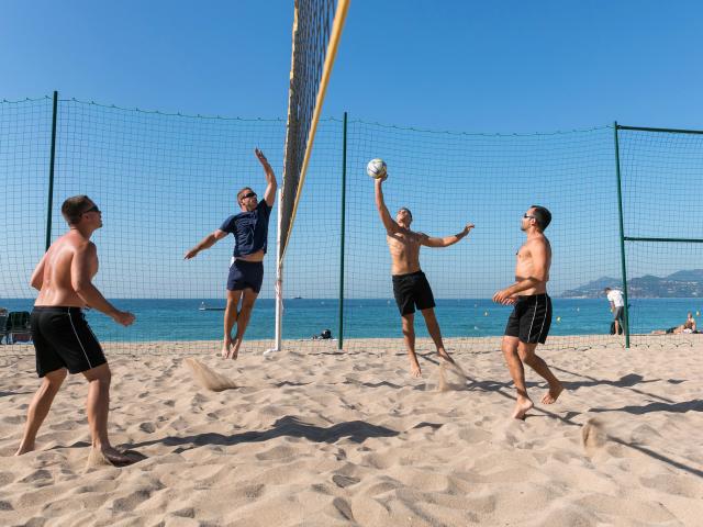 Beach volley à Cannes