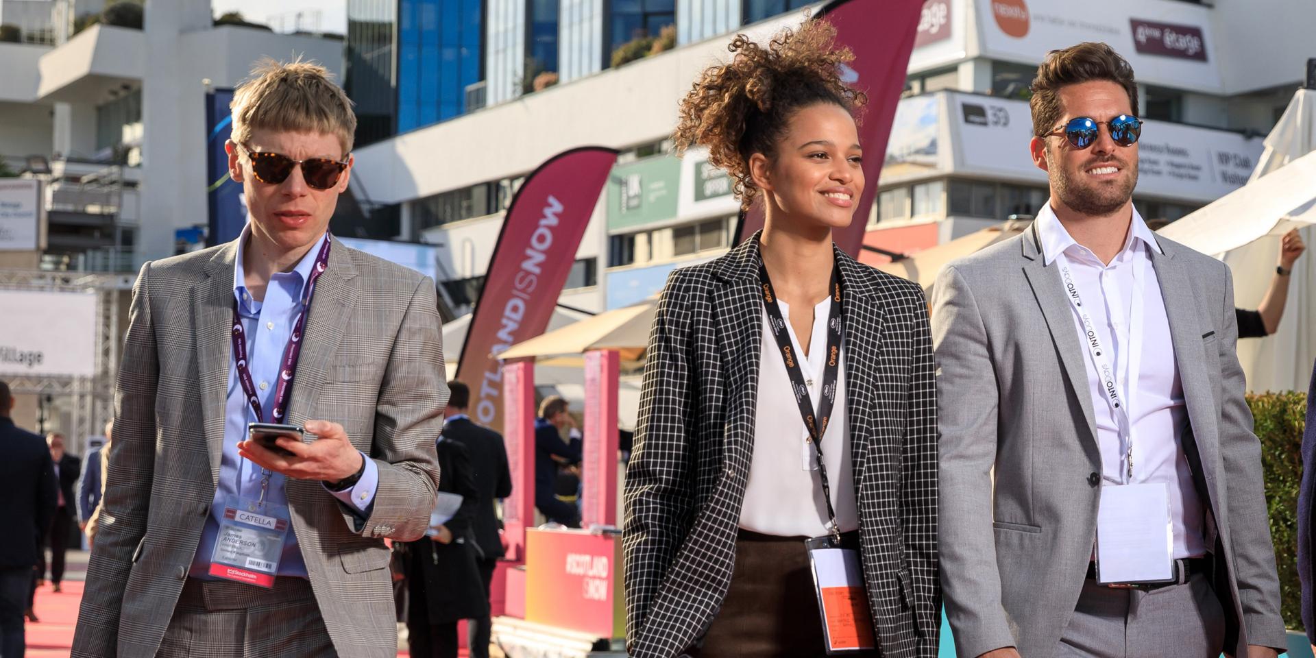 Le Palais des Festivals pendant un congrès