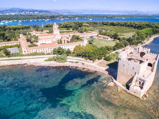 Vue Aerienne Ile Saint Honorat©mairie De Cannes Axis Drone