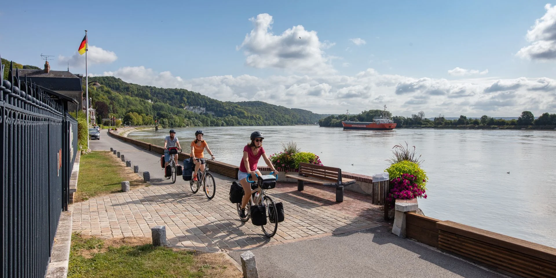 Caux Seine Groupe Fleuve Randonnee Vtt La Seine A Velo D Darrault