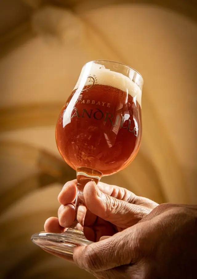 Rives En Seine Avril 2022 Abbaye Sant Wandrille Rancon Moine Biere Caux Seine Normandie Drone Press 1