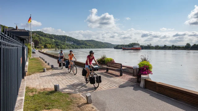 Caux Seine Groupe Fleuve Randonnee Vtt La Seine A Velo D Darrault