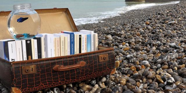 Le Tréport - lire à la plage