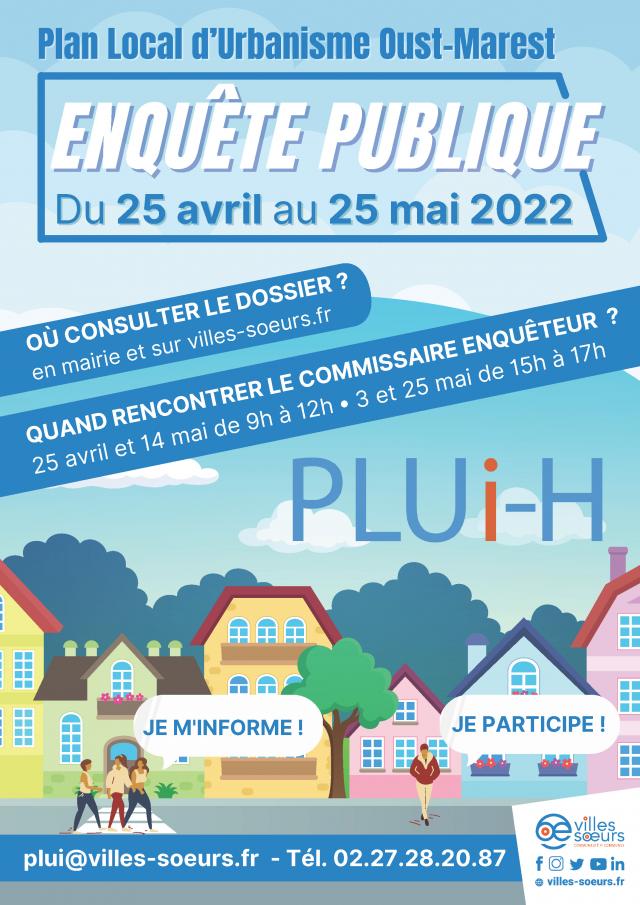 Affiche Enquête Publique Plu Oust 2022