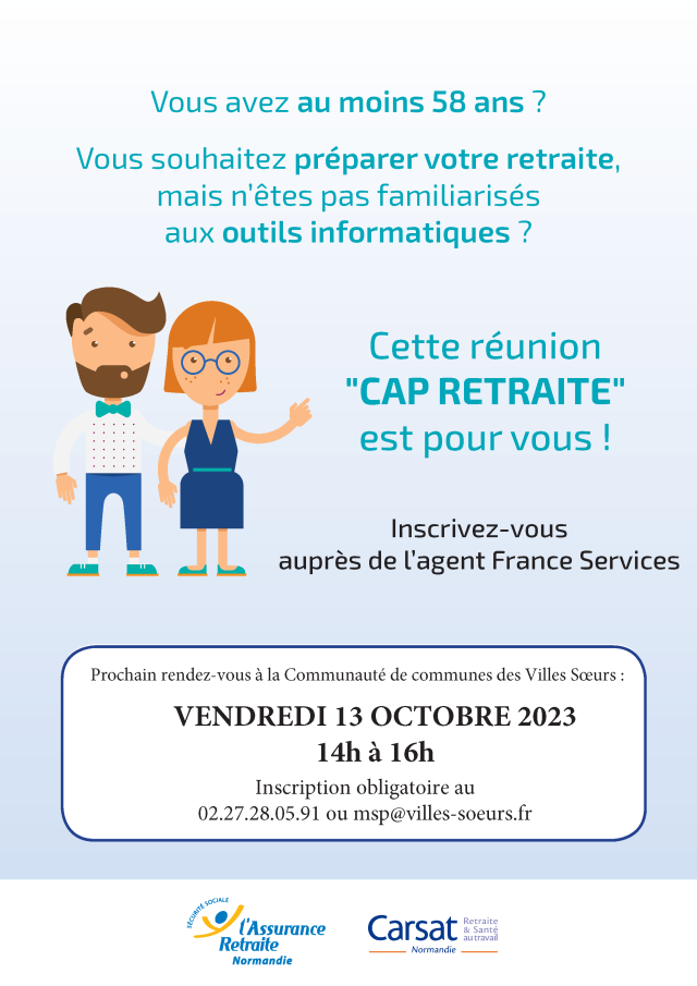 Affiche 13 Octobre 2023 Cap Retraite