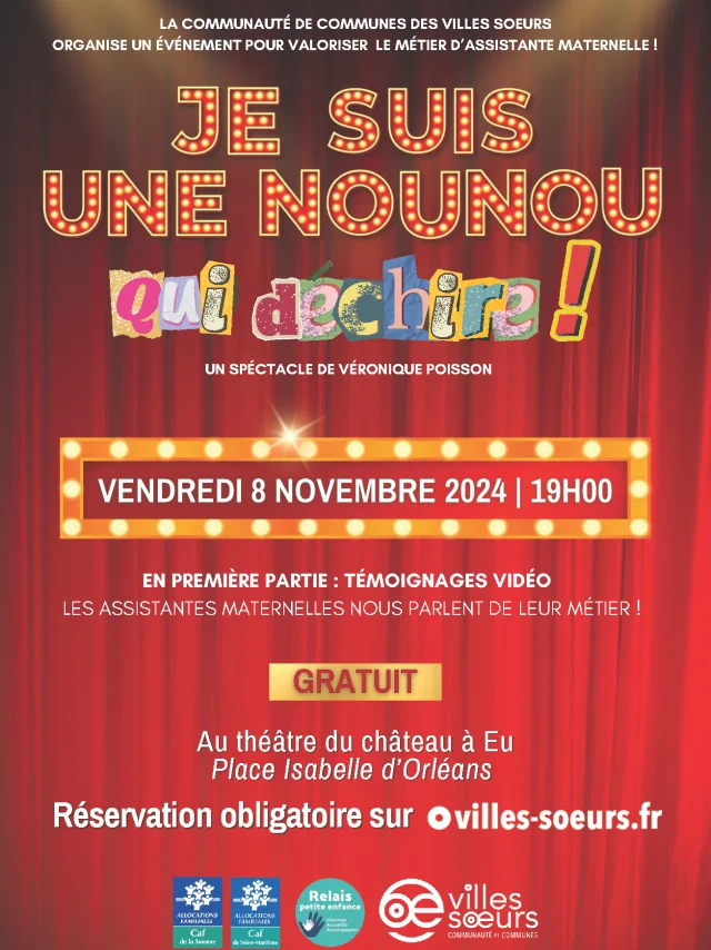 Rpe Affiche Spectacle 8 Novembre 2024 Je Suis Une Nounou Qui Dechire