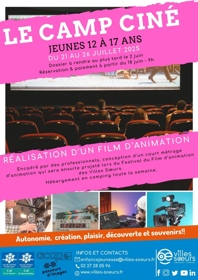 Affiche Camp Cine 2025