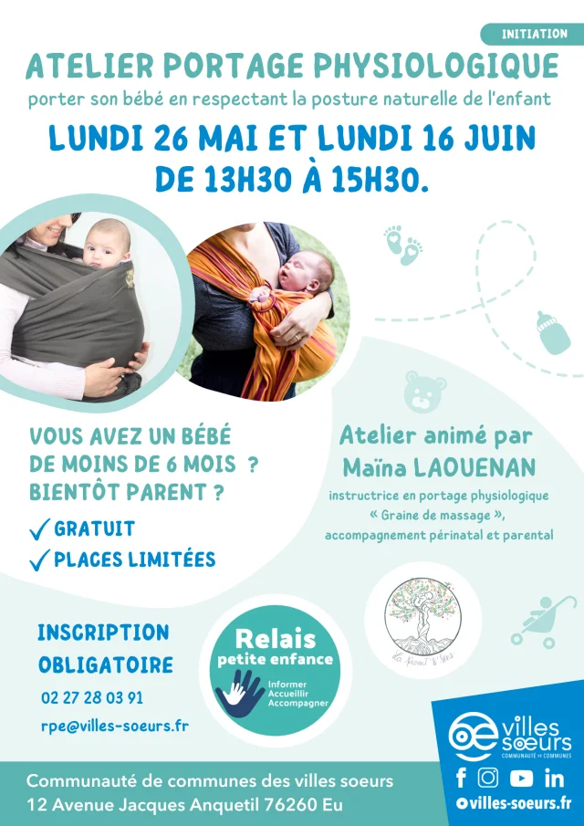 Affiche Rpe Portage Physiologique Lundis 26 Mai Et 16 Juin 2025