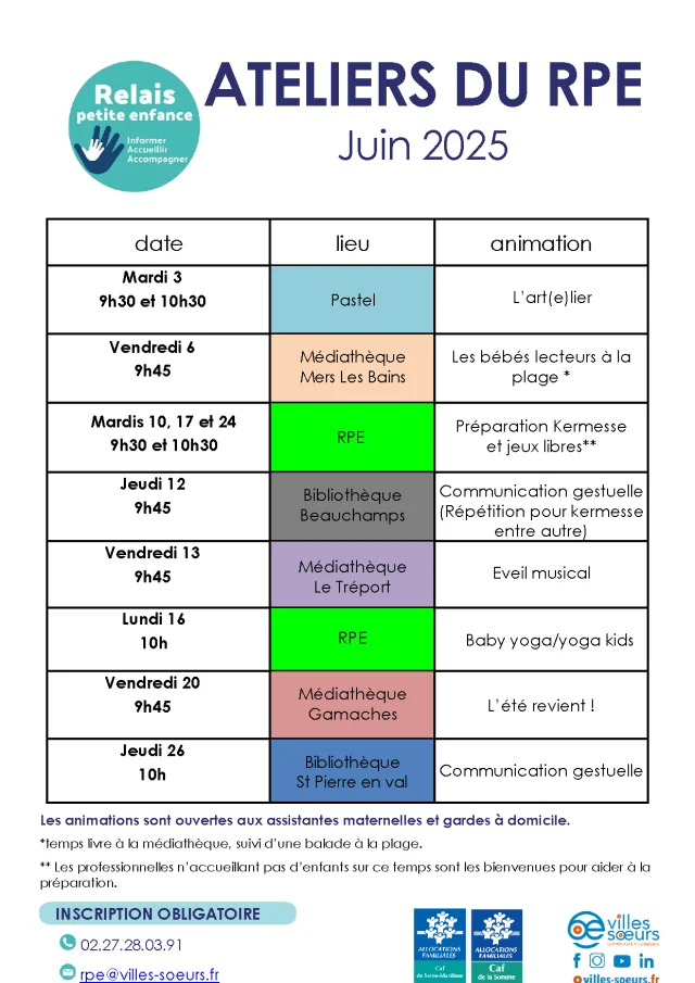 Juin 2025 Programme Animations Collectives Ateliers Du Rpe