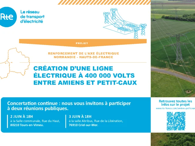 Rte Amiens Petit Caux Affiche Reunions Publiques