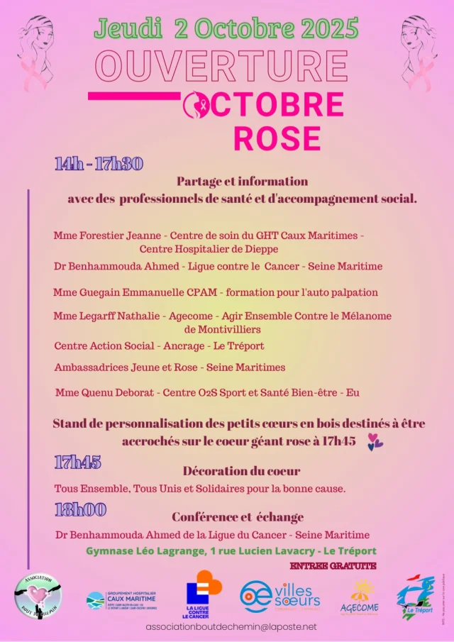 Octobre Rose 2 Octobre 2025 Treport