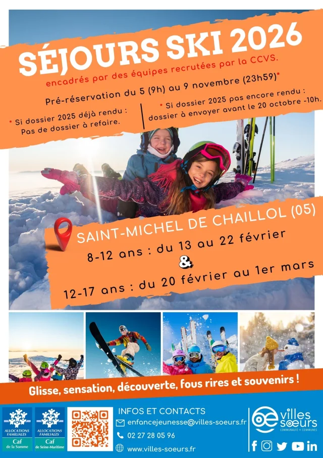 Affiche Ski 2026