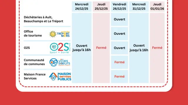 Horaires De Fin Dannee 2025