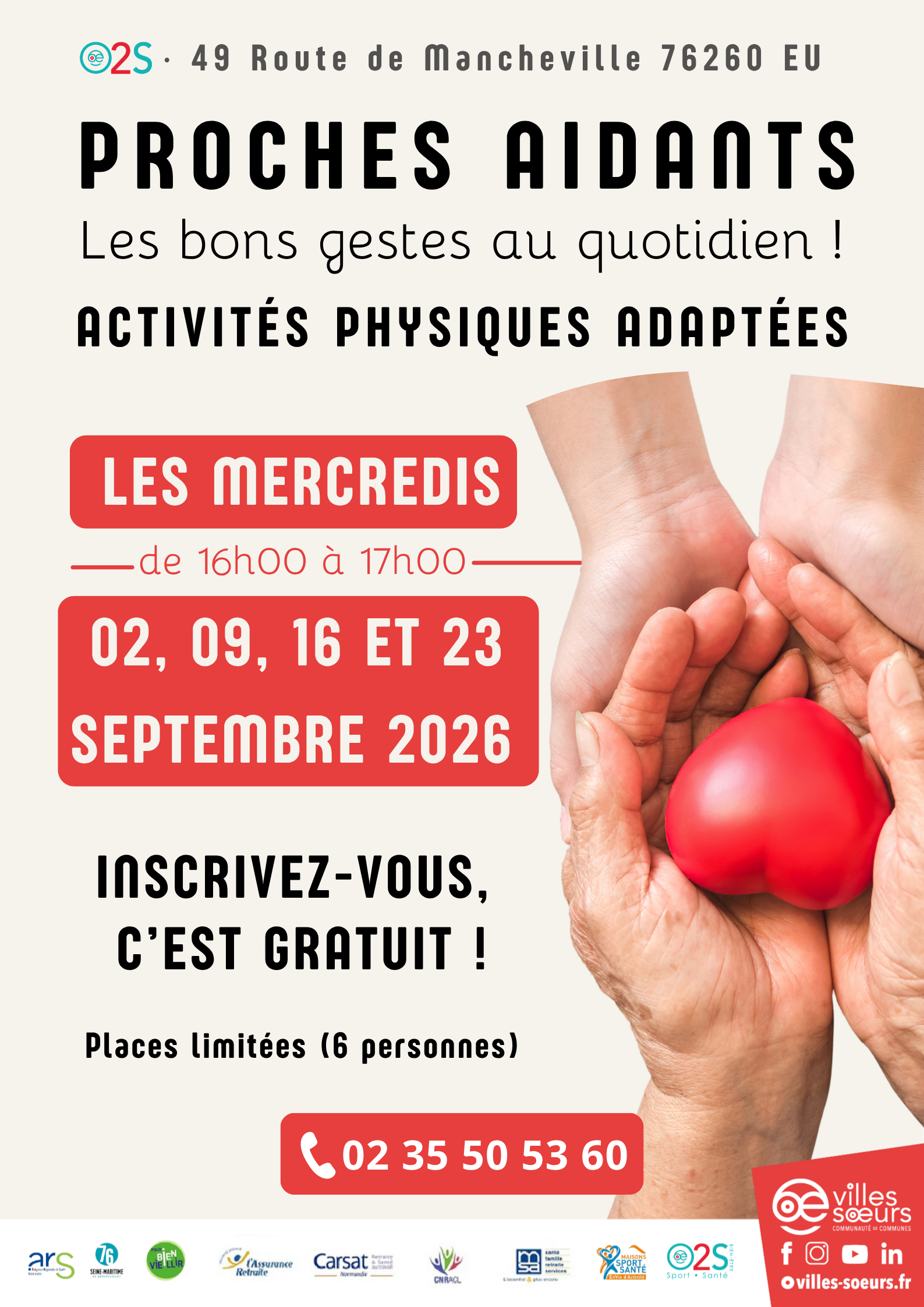 Affiches Proches aidants, les bons gestes au quotidien