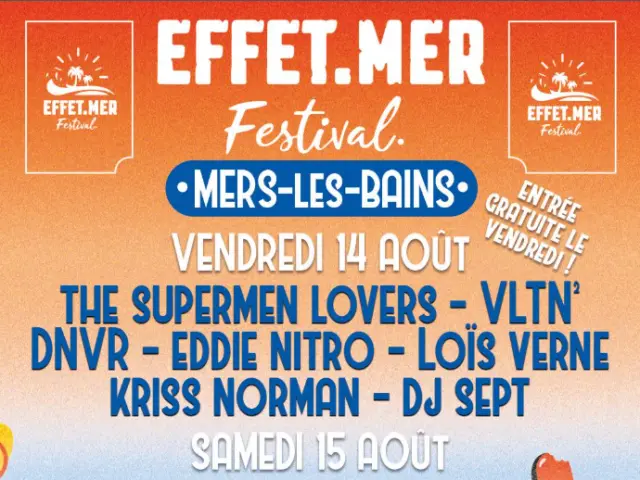 Affiche Effet Mer Festival 2026