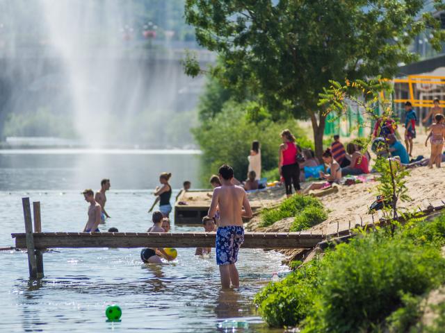 Alès Plage - The banks of the Gardon d'Alès