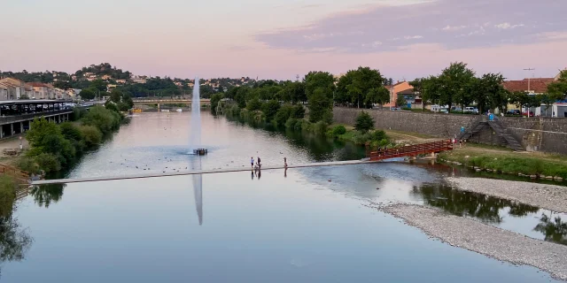 River Gardon at Alès, Gard